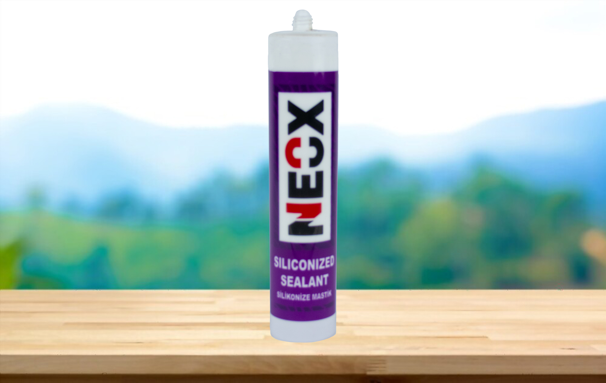 Neox Silikonize Mastik Beyaz 450 gr